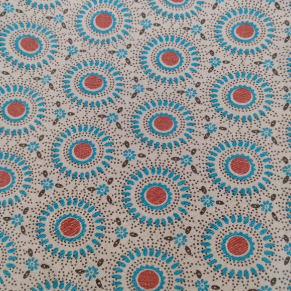 Vintage Cotton Ginny Skirt Size 7 29"W Retro Dot Flower Made in Hong Kong - Picture 2 of 14